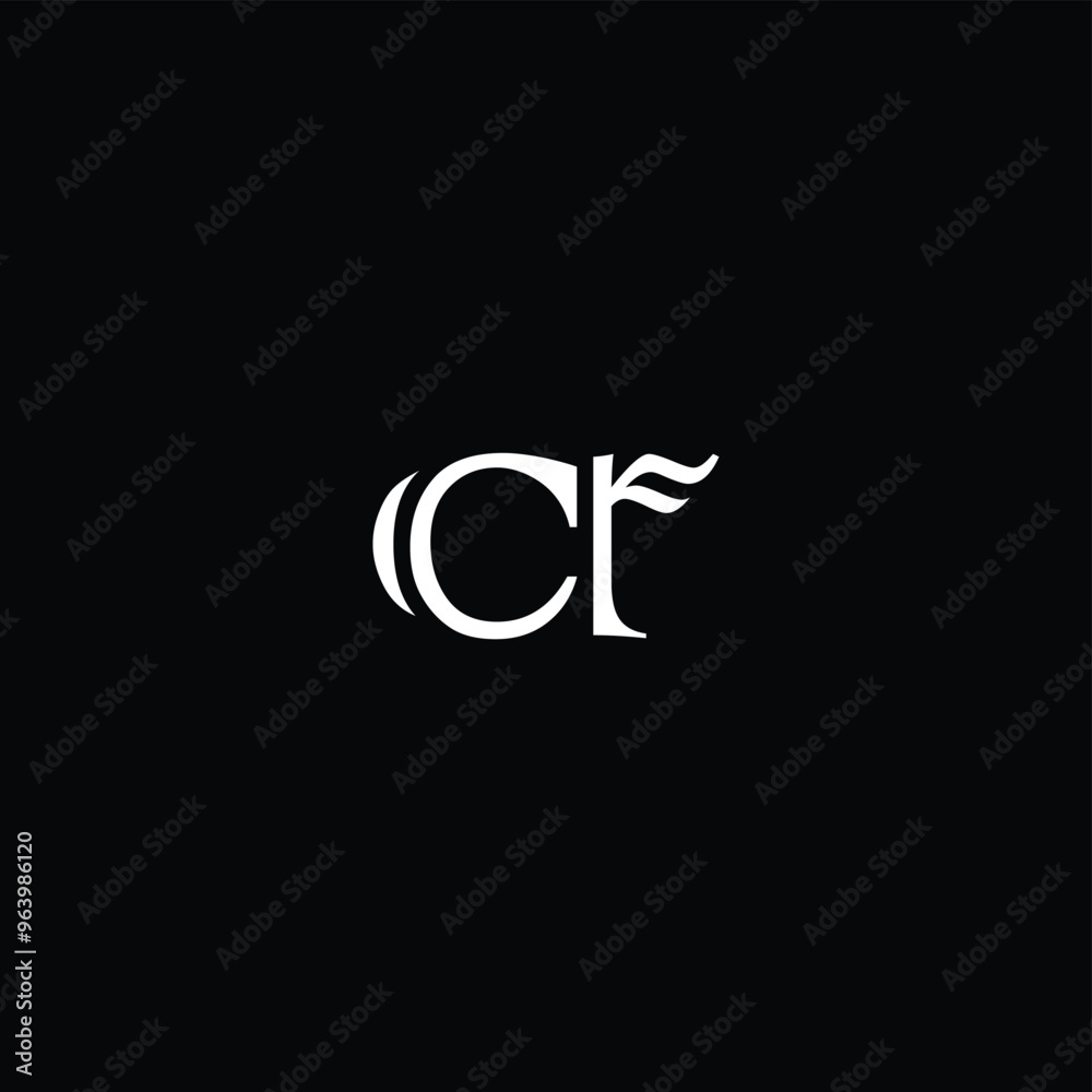 CR or RC letter logo design. Abstract outstanding professional business awesome artistic branding company different colors illustration. CR or RC letter logo design. Abstract outstanding professional business awesome artistic branding company different colors illustration.