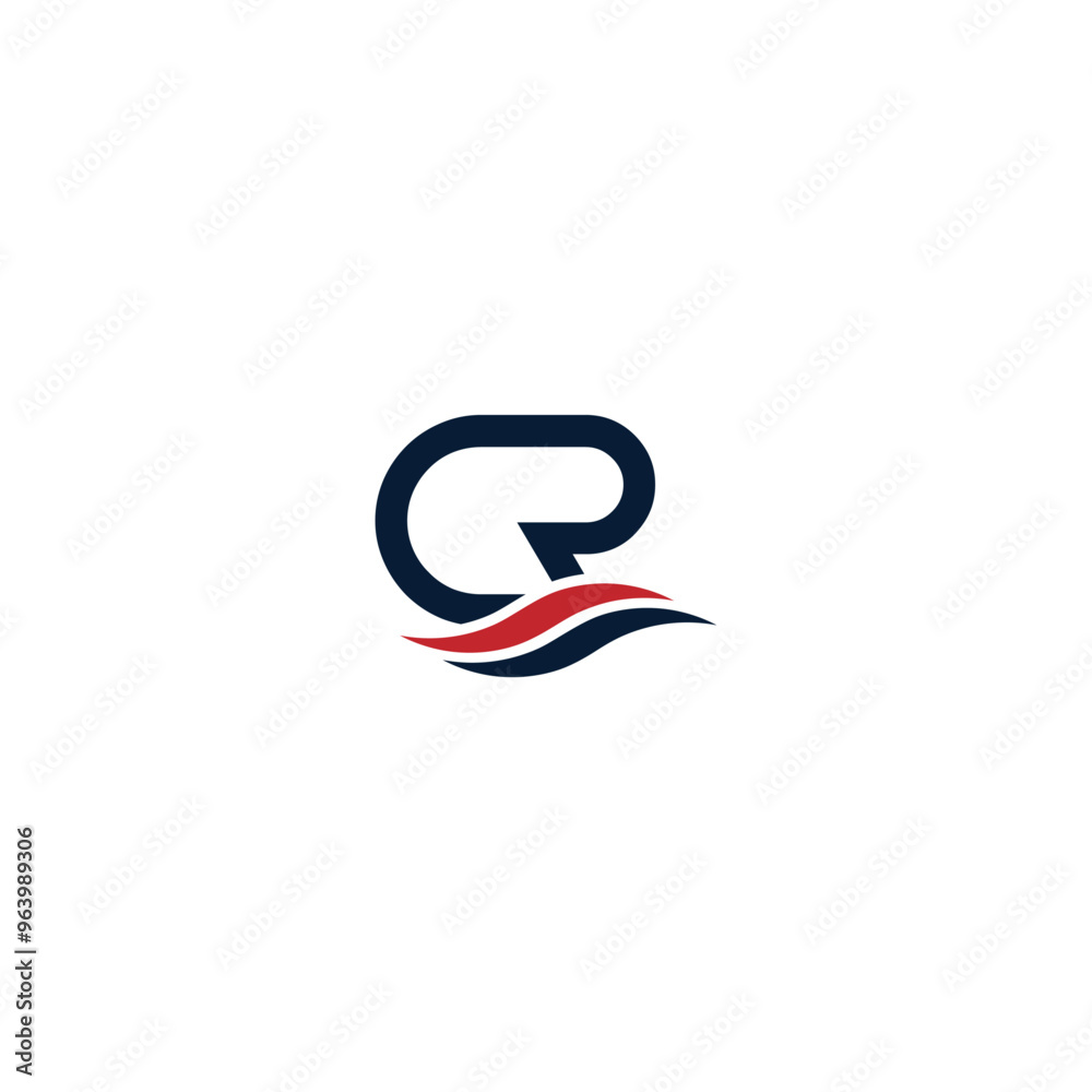 CR or RC letter logo design. Abstract outstanding professional business awesome artistic branding company different colors illustration. CR or RC letter logo design. Abstract outstanding professional business awesome artistic branding company different colors illustration.