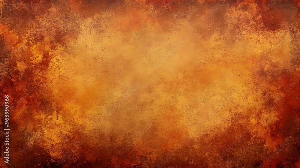 Obraz premium Rustic Orange and Brown Grunge Texture Background