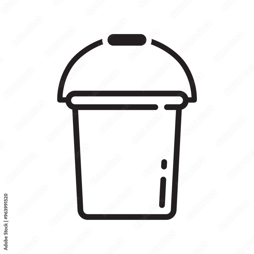 bucket icon design vector template bucket icon design vector template