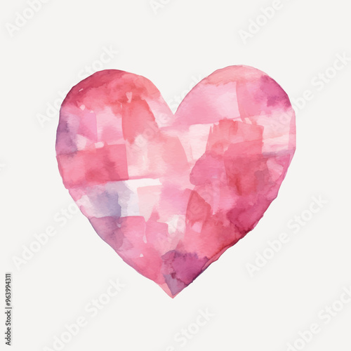 Wallpaper Mural rawpixel_office_43_pink_heart_icon_shaped_on_white_background_w_268c601a-5b3d-4253-9b4e-8c839a9e382d-p Torontodigital.ca