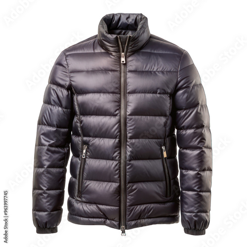 stylish of black puffer jackets