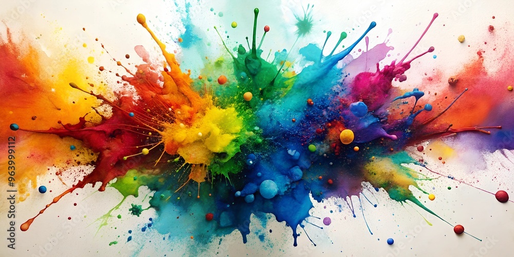 Fototapeta premium abstract background with splashes