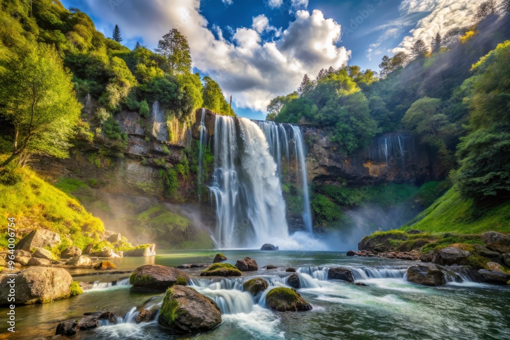 8. Virgin Falls in the afternoon, where creativity meets adventure amidst majestic scenery 8. Virgin Falls in the afternoon, where creativity meets adventure amidst majestic scenery