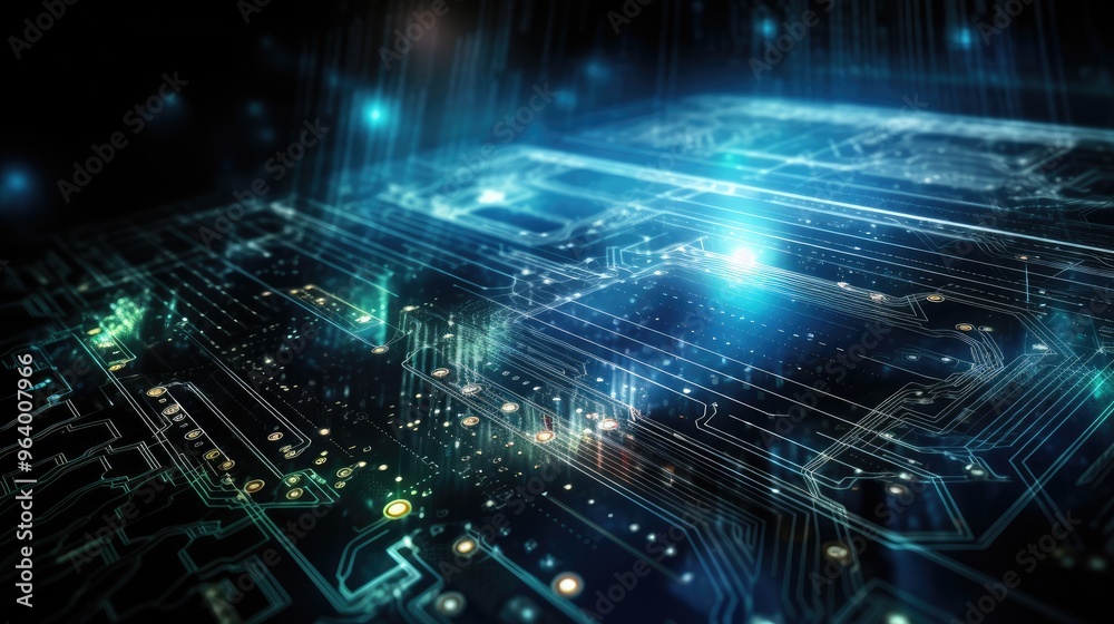 Futuristic Circuit Board Technology Futuristic Circuit Board Technology