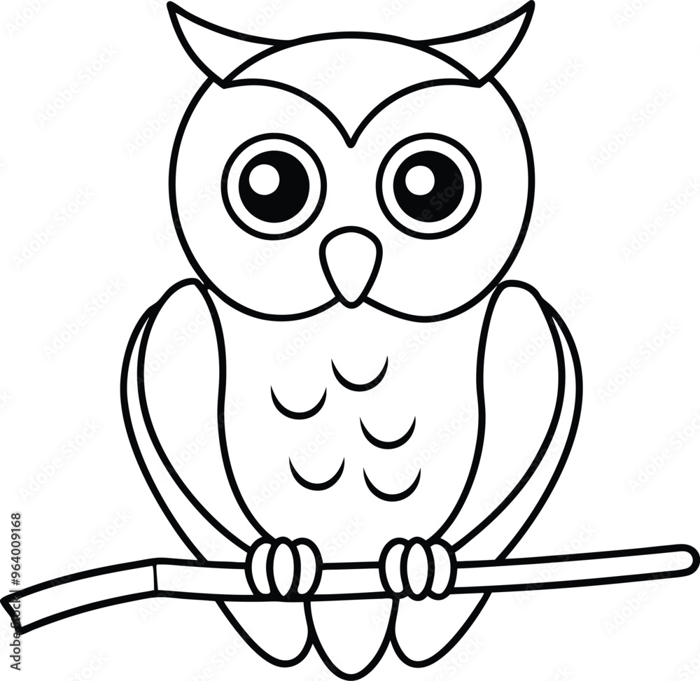Enchanting Owl with Big Eyes Vector Illustration Perfect for Nature Themes
Enchanting Owl with Big Eyes Vector Illustration Perfect for Nature Themes
