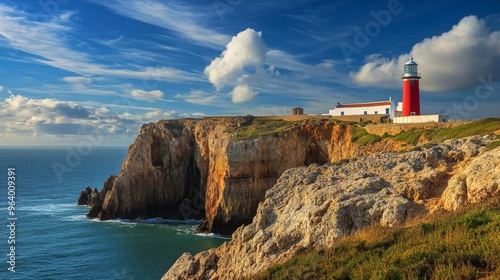 Lighthouse on Cape St. Vincent, Algarve