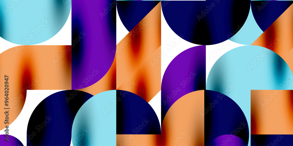 Shadow effect shiny circles and round triangles geometric modern art. Vector Illustration For Wallpaper, Banner, Background, Card, Book Illustration, landing page Shadow effect shiny circles and round triangles geometric modern art. Vector Illustration For Wallpaper, Banner, Background, Card, Book Illustration, landing page