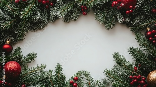 Happy New Year 2025! Realistic 3D rendering of the figures, complemented by silver gift box ribbons and Christmas decorations. This is the perfect celebratory sign for your 2025. ai generated