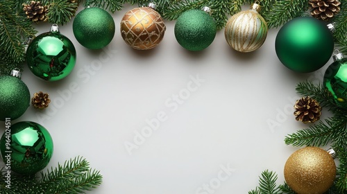 Happy New Year 2025! Realistic 3D rendering of the figures, complemented by silver gift box ribbons and Christmas decorations. This is the perfect celebratory sign for your 2025. ai generated