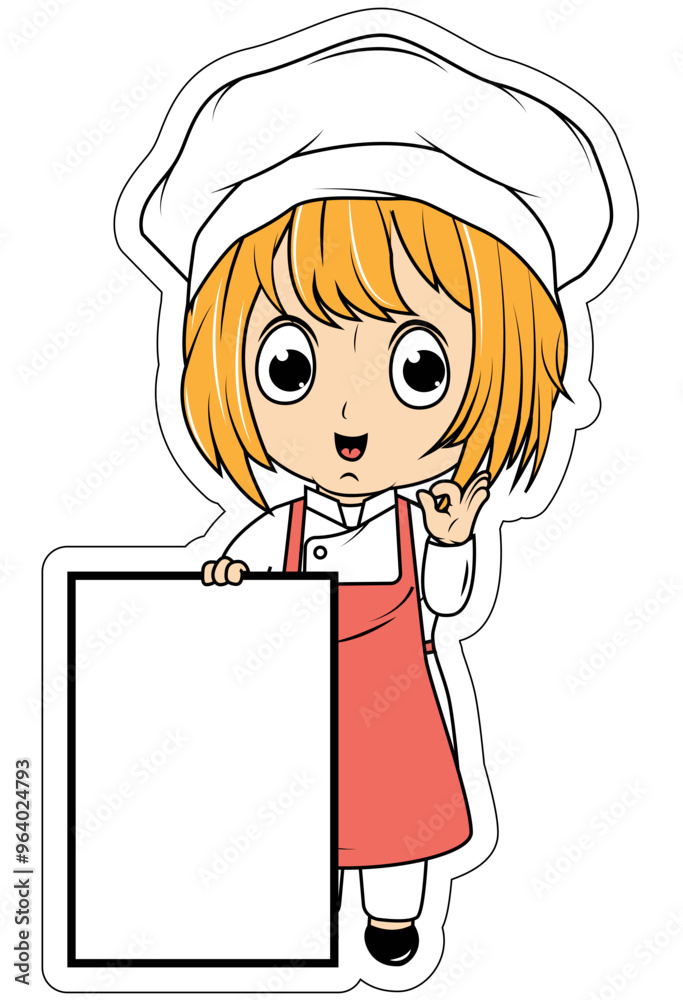 Cute Little Chef Cartoon Cute Little Chef Cartoon