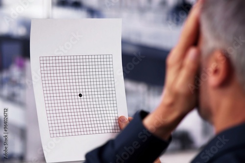 Amsler Grid Sight Examination photo