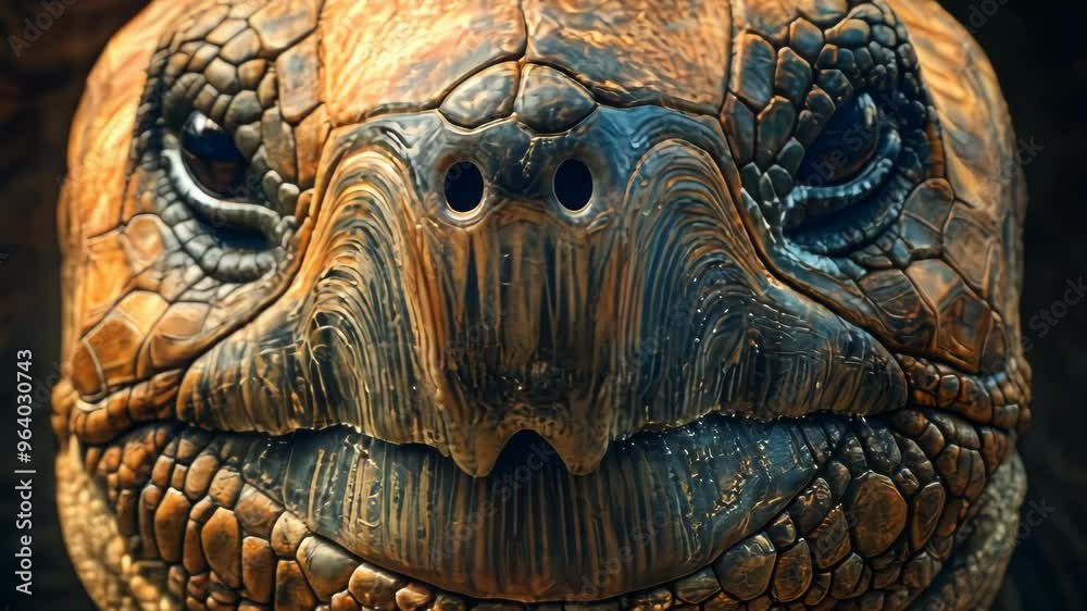 Close-up of a Giant Tortoise
