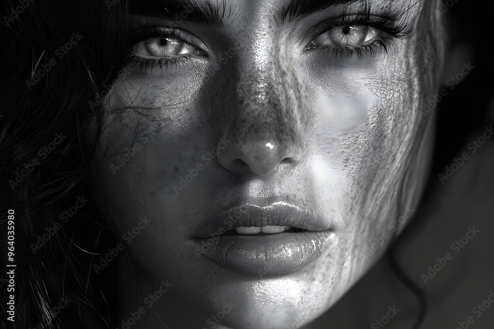 Intense Gaze: A Study in Contrast Intense Gaze: A Study in Contrast