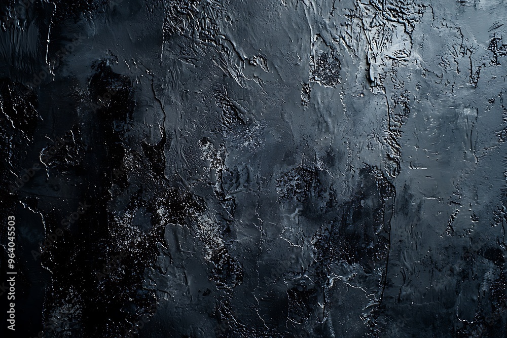 Fototapeta premium Abstract Dark Textured Surface with Organic Patterns