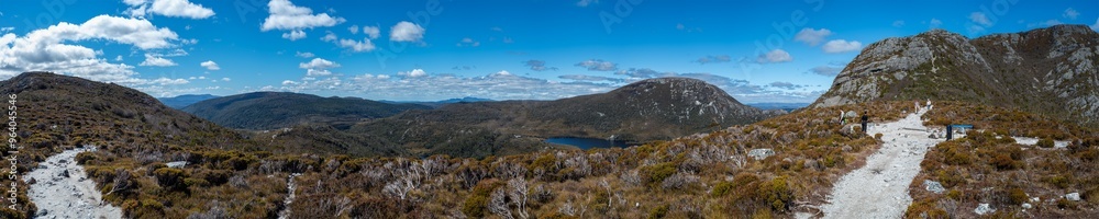 Panoramic view in Cradle Mountain National Park. Panoramic view in Cradle Mountain National Park.