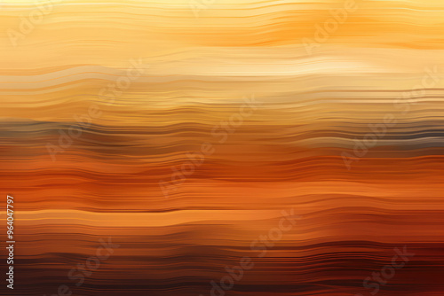 Warm Hues Abstract Sunset Waves