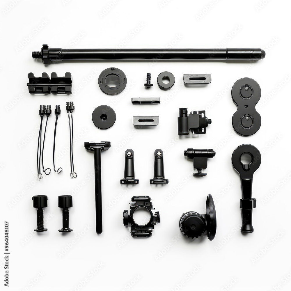 Obraz premium Professional Camera Rigging Hardware Collection