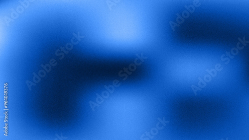 Blue , color gradient rough abstract background shine bright light and glow template empty space , grainy noise grungy texture
