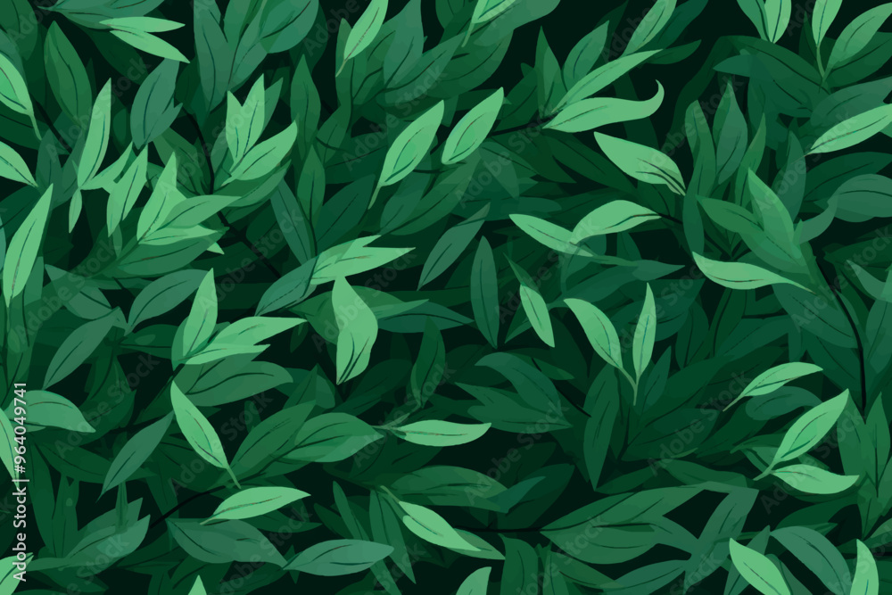 Lush green foliage background Lush green foliage background