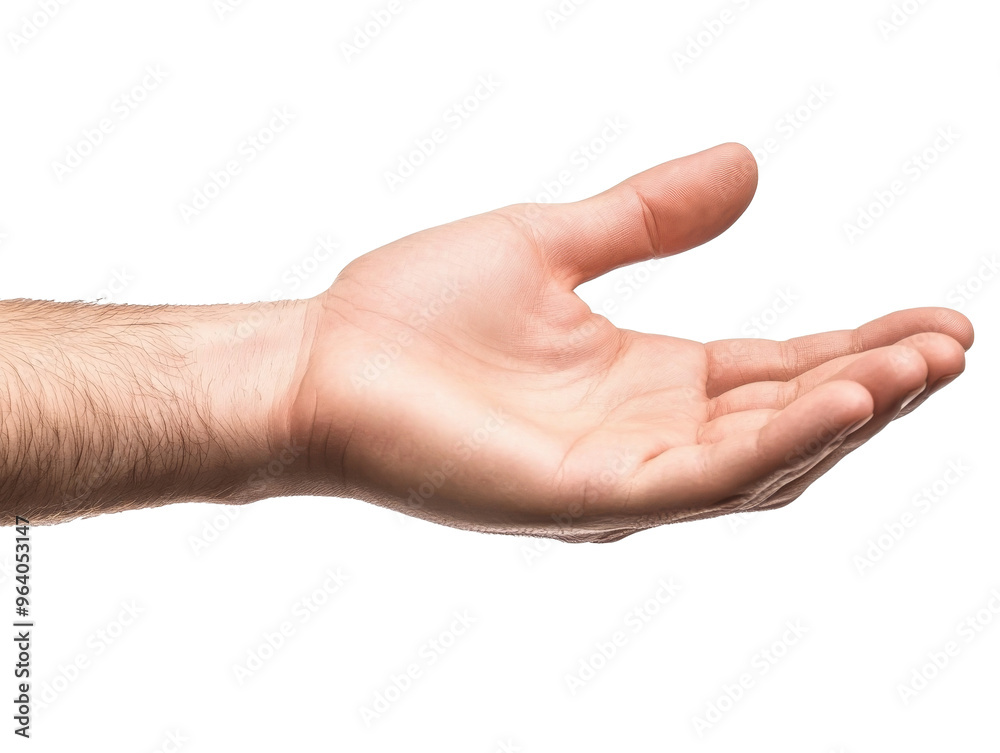 Open hand reaching out for help or support, cut out transparent Open hand reaching out for help or support, cut out transparent