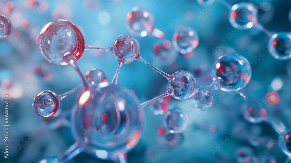Atoms and chemical bonds forming a molecular nano structure Atoms and chemical bonds forming a molecular nano structure