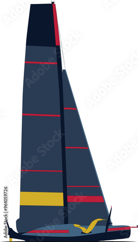 Sailboat vector