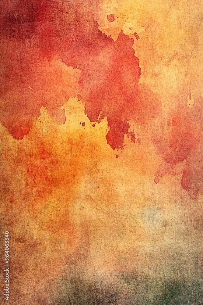 Watercolor paint stains on paper create a grunge style abstract 2D cartoon backdrop Watercolor paint stains on paper create a grunge style abstract 2D cartoon backdrop