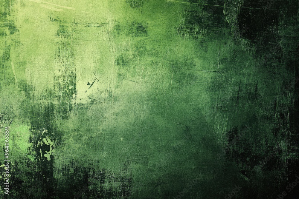 Obraz premium Vibrant green design on a classic grunge texture with solid dark abstract elements ideal for luxury web templates and artistic use