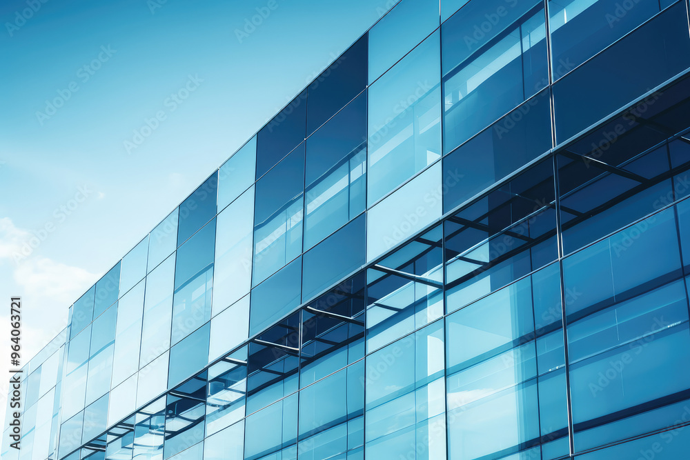 Modern Corporate Office Building Glass Facade Modern Corporate Office Building Glass Facade