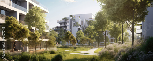 Eco-Friendly Residential Complex in Urban Oasis