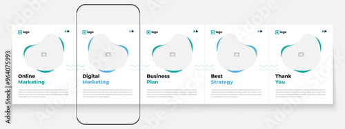 Marketing agency carousel post template pack. Creative social media post design. Business carousel banner. Social media post bundle. Digital marketing banner carousel template. Instagram story design