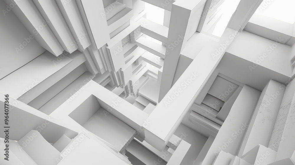 Modern Abstract Geometric Architecture Interior Design Modern Abstract Geometric Architecture Interior Design