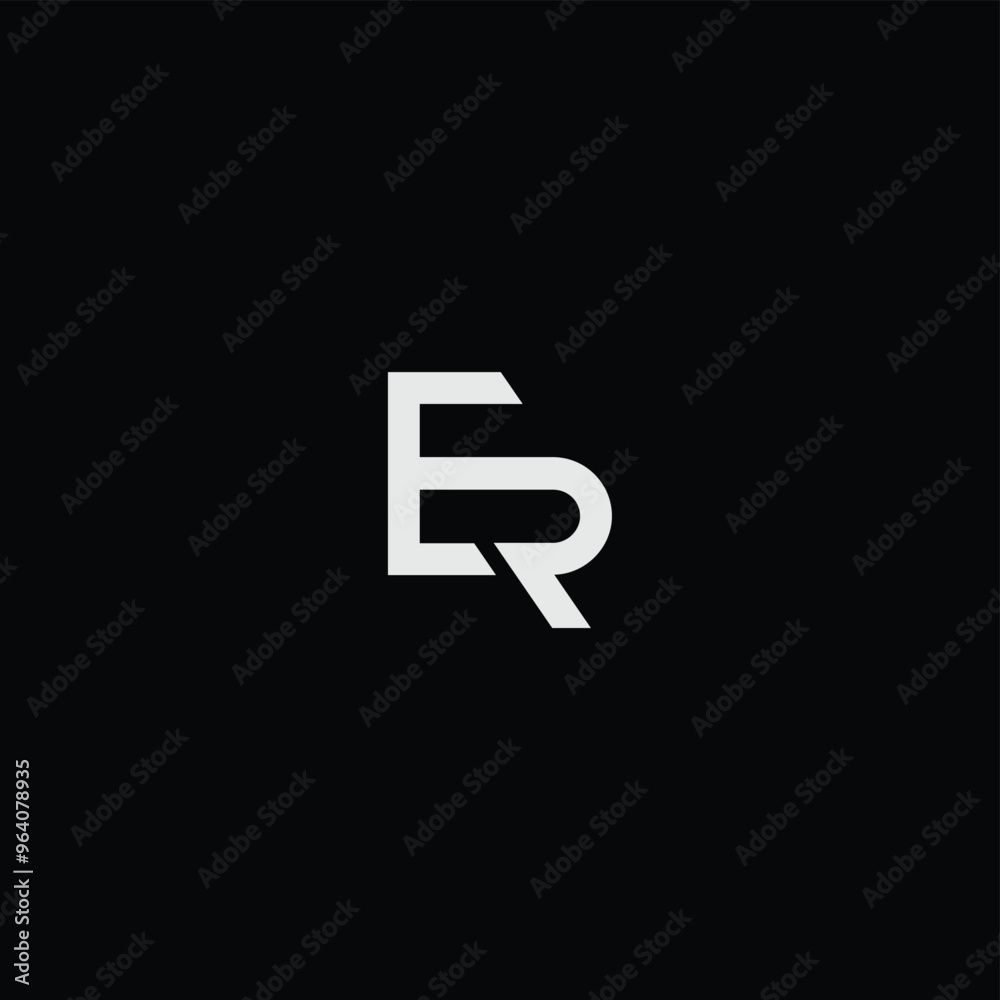 ER or RE abstract letter outstanding professional business awesome artistic branding company different colors illustration logo design. ER or RE abstract letter outstanding professional business awesome artistic branding company different colors illustration logo design.