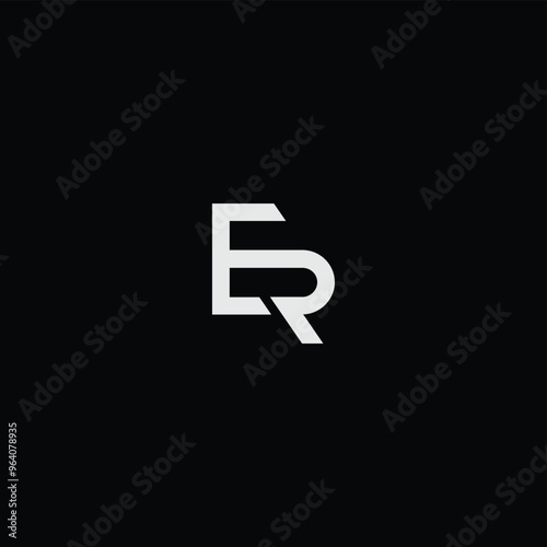 Free Download ER or RE abstract letter outstanding professional business awesome artistic branding company different colors illustration logo design. - GFXLoad