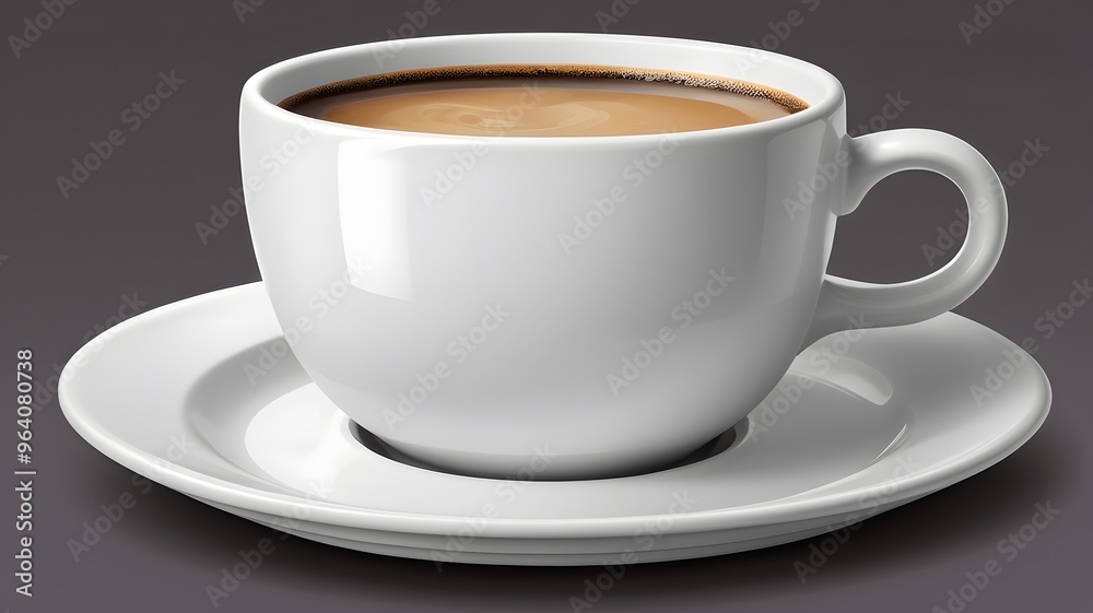 A mouthwatering coffee isolated in white backdrop. A mouthwatering coffee isolated in white backdrop.