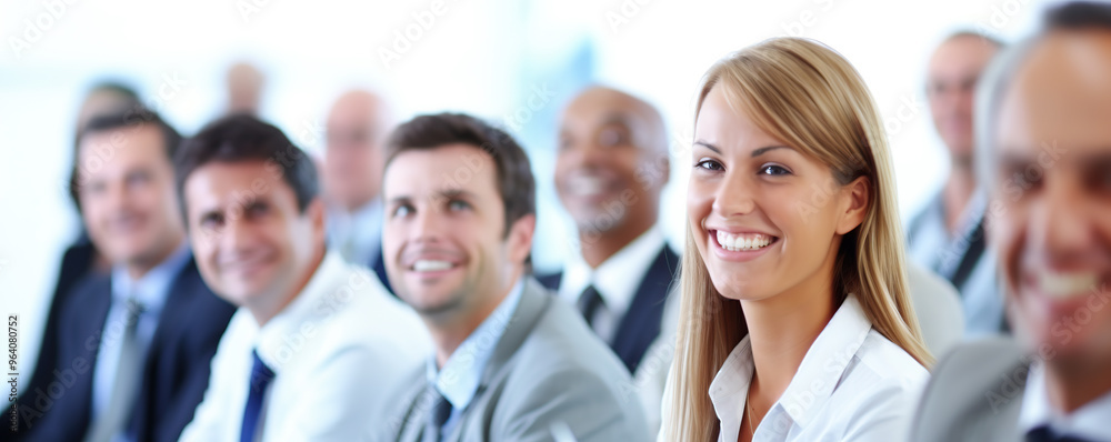 Obraz premium A diverse group of professionals attending a conference