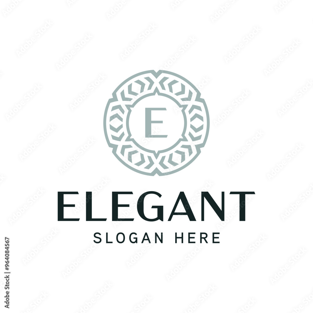 Artistic Monogram Logo Template for Sophisticated Brands Artistic Monogram Logo Template for Sophisticated Brands