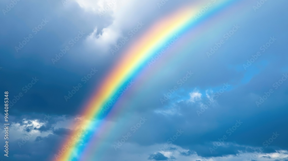 Rainbow in the beautiful sky Rainbow in the beautiful sky