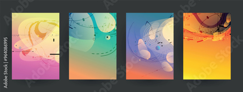 Abstract background cover design. Vector pattern