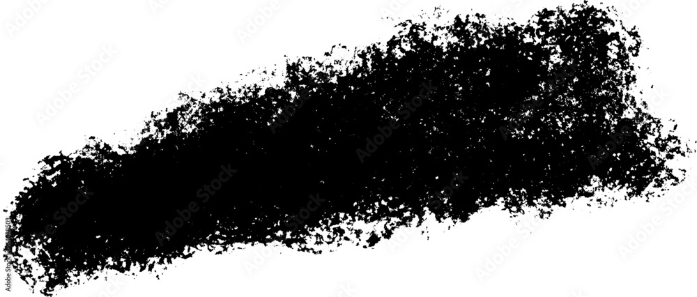 Rough Edged Black Brush Stroke Vector Rough Edged Black Brush Stroke Vector