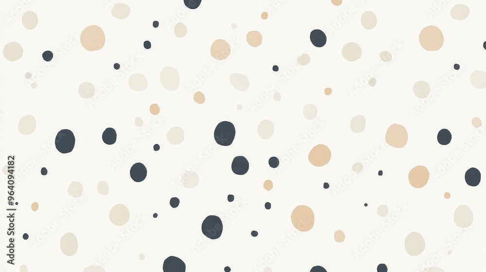 A minimalist seamless pattern of small, delicate polka dots in neutral tones, suitable for elegant design projects A minimalist seamless pattern of small, delicate polka dots in neutral tones, suitable for elegant design projects