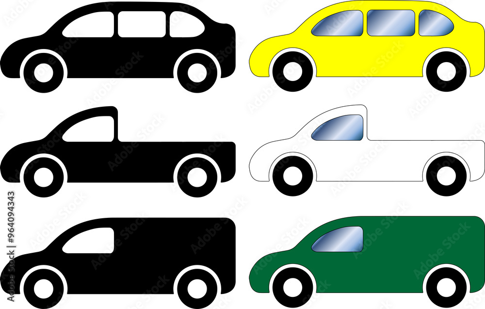 set of cars