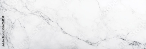 Smooth and shiny white marble stone texture with gray veins, top view. Natural rock surface in gray color, ideal for product presentation or wall banner design.