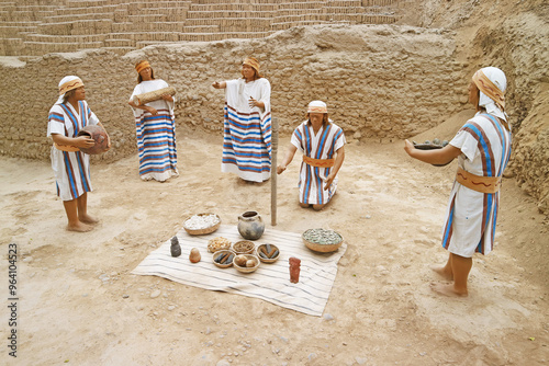 Valokuva Huaca Pucllana Pre-Inca Ceremonial and Administrative Site in Miraflores distric