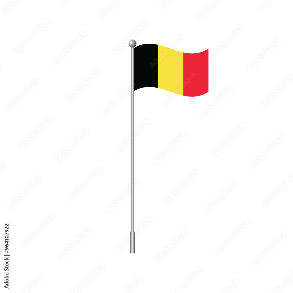 Belgium Flag Isolated background. Vector. Belgium Flag Isolated background. Vector.