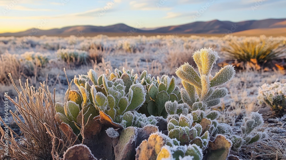 Capture desert flora flourishing against the backdrop of organic farmland, showing the resilience of life in arid conditions The first frost of the season adds a touch of winter Capture desert flora flourishing against the backdrop of organic farmland, showing the resilience of life in arid conditions The first frost of the season adds a touch of winter