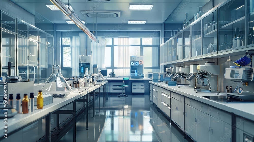 Modern Scientific Research Laboratory Interior Modern Scientific Research Laboratory Interior