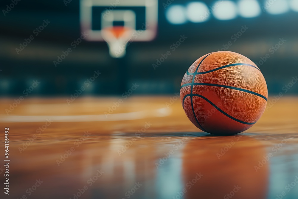 basketball on the court basketball on the court