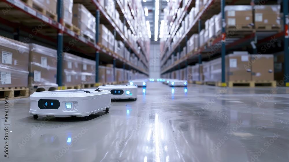 Autonomous Robots Navigating Modern Warehouse Autonomous Robots Navigating Modern Warehouse
